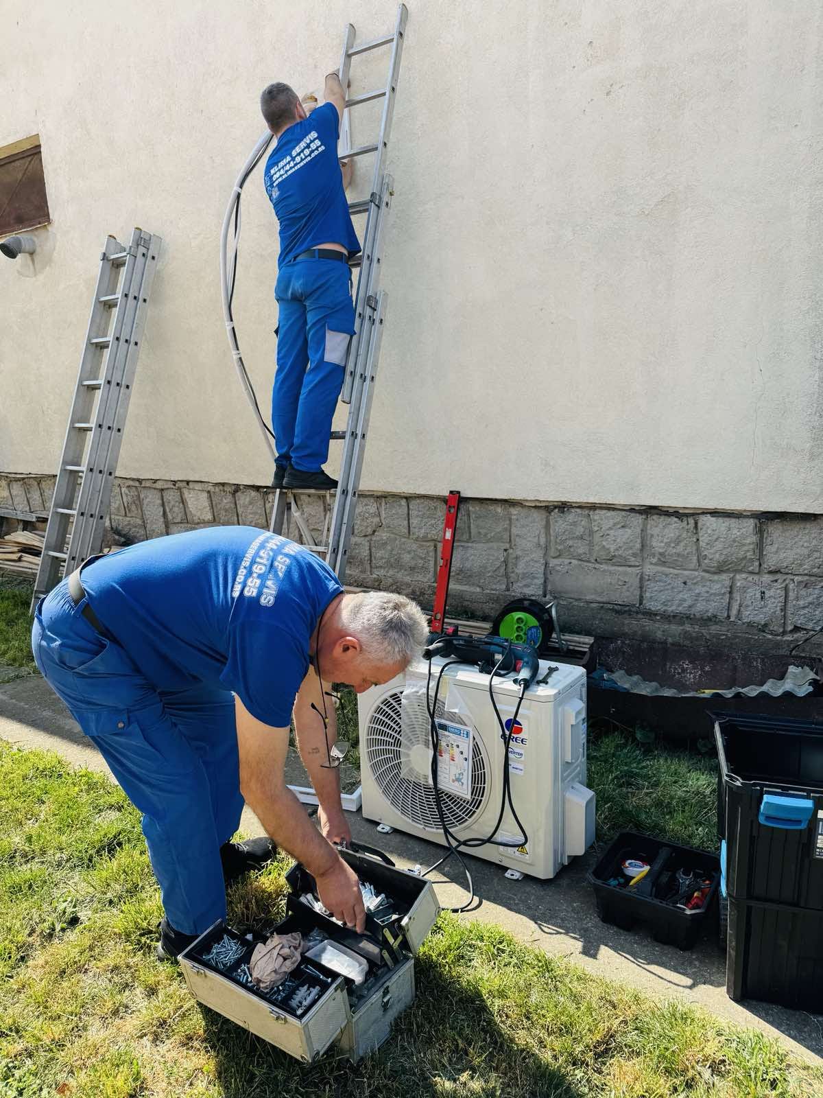 Priprema opreme za montažu klima uređaja Novi Sad Detelinara