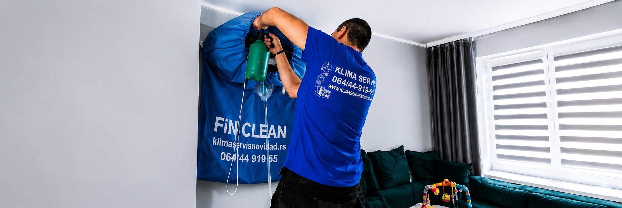Redovan servis klima uređaja Novi Sad – FiN CLEAN klima servis čisti i servisira klimu